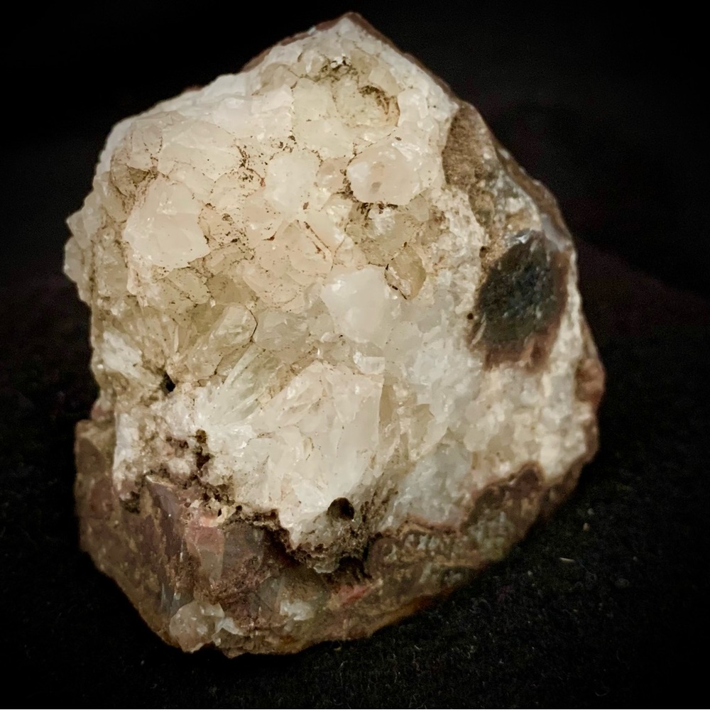 💗Quartz Crystal Cluster on Jasper Matrix | Natural Raw Mineral Specimen